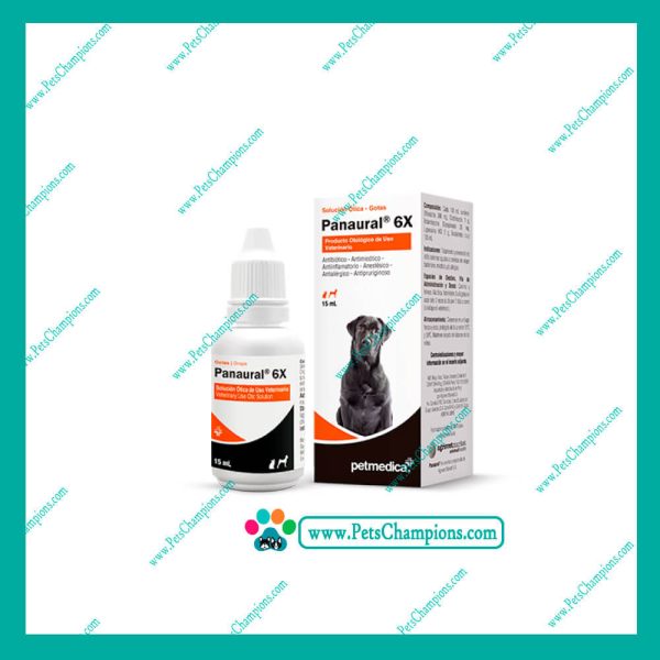Agrovet Market Panaural 6X​ Frasco 15ml