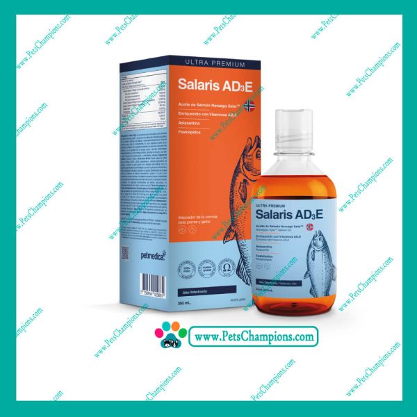 Agrovet Market Salaris AD3E 350ml - Aceite de Salmón