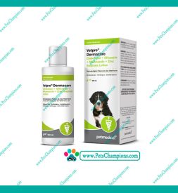 Agrovet Market Vetpro Dermacare Clobetasol + Ofloxacin + Miconazole + Zinc Loción Medicada 50ml