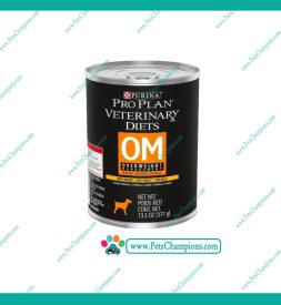 Pro Plan Veterinary Diets Canine Wet OM Obesidad 377 gr – Tratamiento del Sobrepeso para Perros