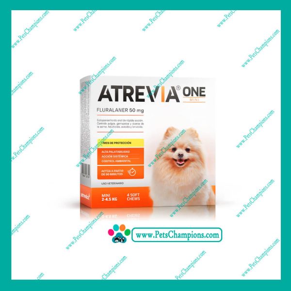 Agrovet Market Atrevia One Mini(2 - 4.5kg) - Caja de 01Tableta