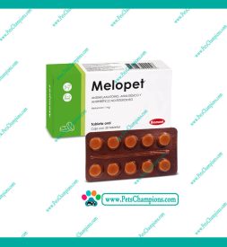 Biomonto Melopet 4mg (Meloxicam) Caja 30 Tabletas