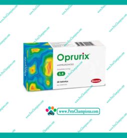 Biomont  Oprurix 5.4mg (Oclacitinib) para perros con alergias en la piel – Caja 20 Tabletas