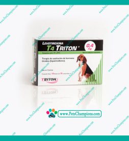 Triton Vet Levotiroxina t4 triton 0.4mg  Caja / Unidad