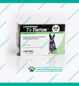 Triton Vet Levotiroxina t4 triton 0.8mg  Caja / Unidad