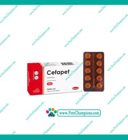 Biomont Cefapet 300  (Cefalexina) Caja 30 tab